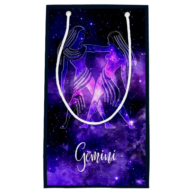 Zodiac : Gemini Small Gift Bag (Front)
