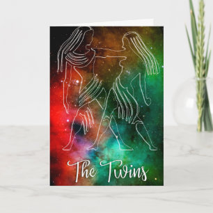 Zodiac : Gemini 'The Twins' Card