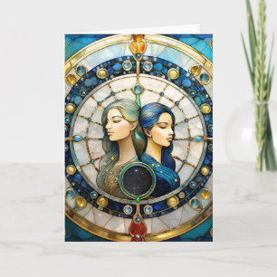 Zodiac - Gemini The Twins Card