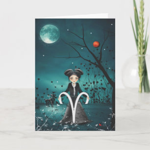 Zodiac Girls Greeting Card - Aries