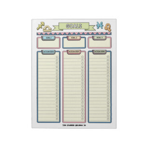 Zodiac Goal Planner Custom Notepad