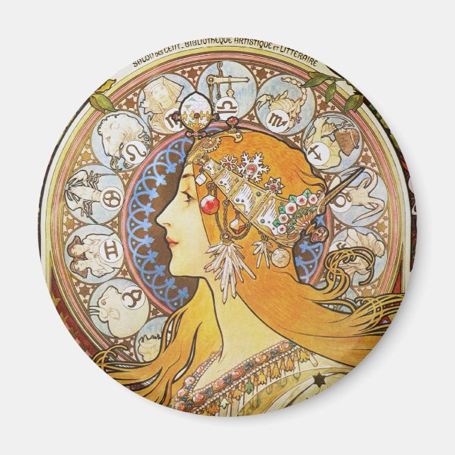 Zodiac Goddess Magnet (Front)