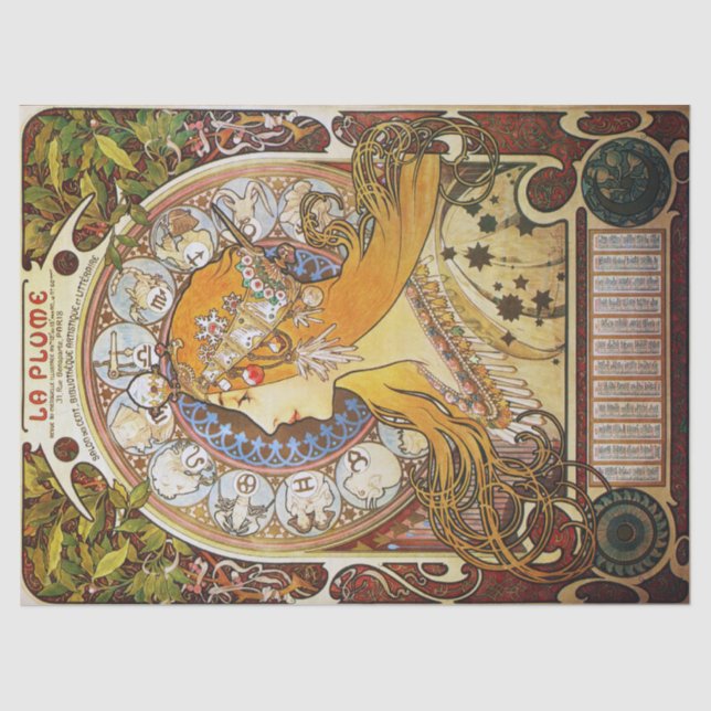 Zodiac Goddess Tissue Paper (Front)