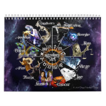 Zodiac Graphic Calendar