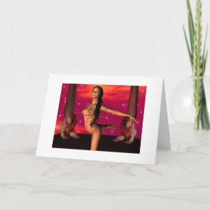 Zodiac Happy Birthday ~ Leo Card