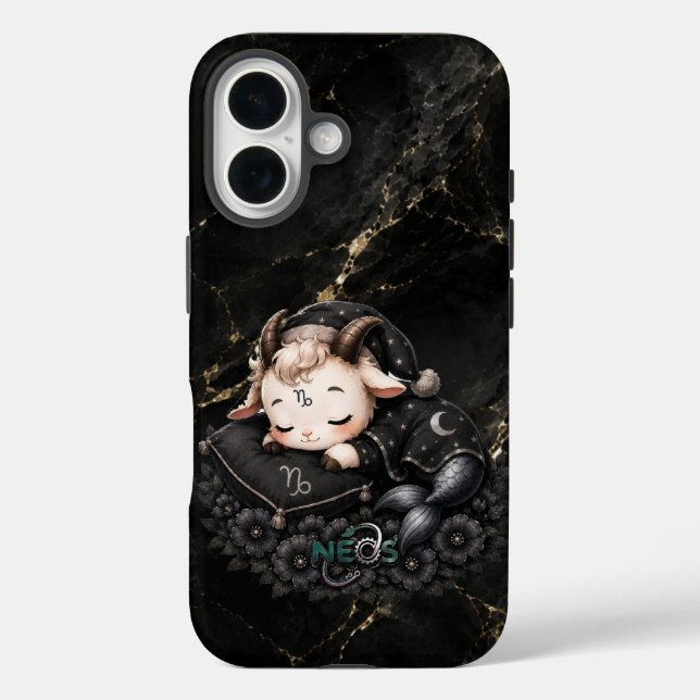 Zodiac Kawaii Neos Capricorn Case-Mate iPhone Case (Back)
