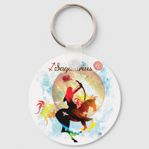 Zodiac Keys Key Ring