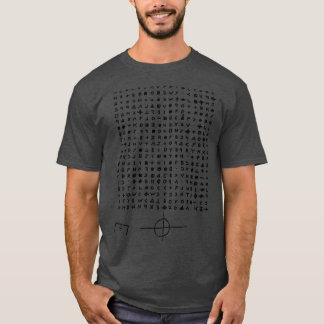 Zodiac Killer Cipher Symbols T-Shirt
