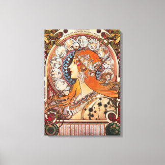 Zodiac La Plume Vintage Advertisement Canvas Print