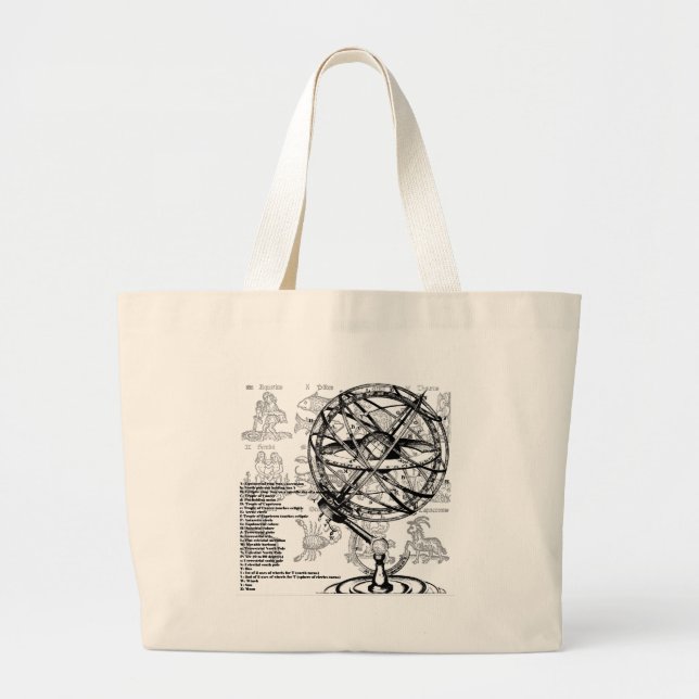ZODIAC LARGE TOTE BAG (Front)