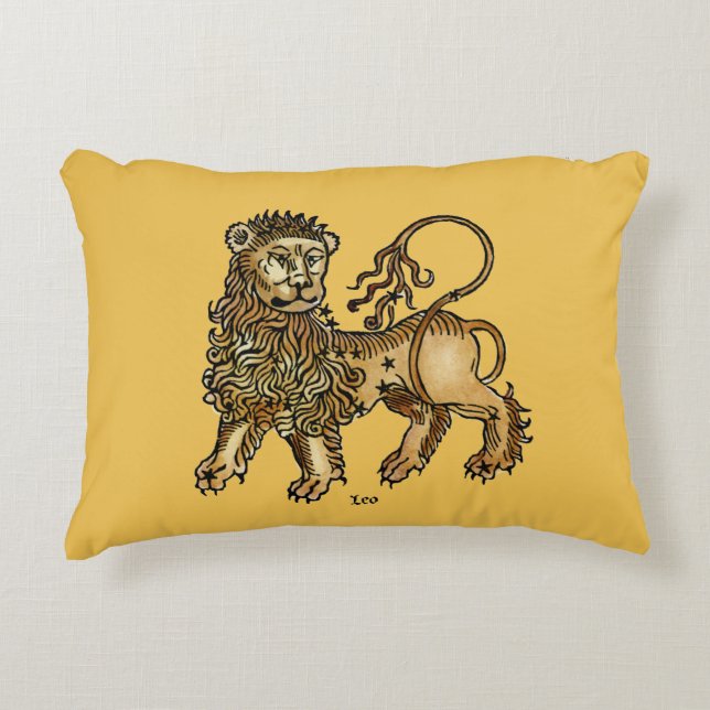Zodiac: Leo, 1482 Decorative Cushion (Front)