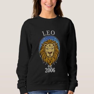 Zodiac Leo Born in 2006 Sweatshirt