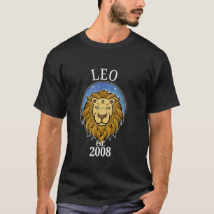 Zodiac Leo Born in 2008 T-Shirt