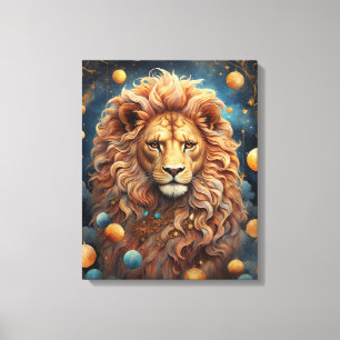 Zodiac Leo Canvas Print