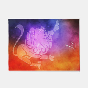 Zodiac : Leo Colourful Candy Colours Doormat