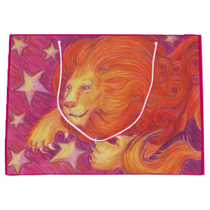 Zodiac Leo gift bag large
