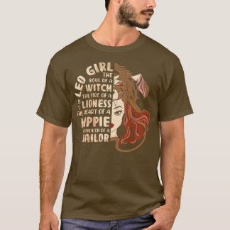 Zodiac Leo Girl T-Shirt