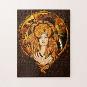 Zodiac Leo Lion Jigsaw Puzzle