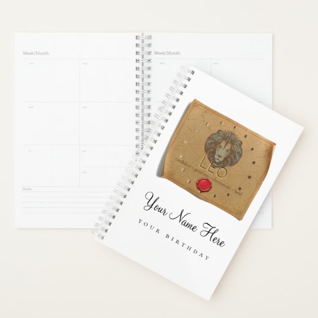 Zodiac - Leo - Personalised Day Planner (Display)