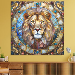 Zodiac - Leo the Lion Canvas Print