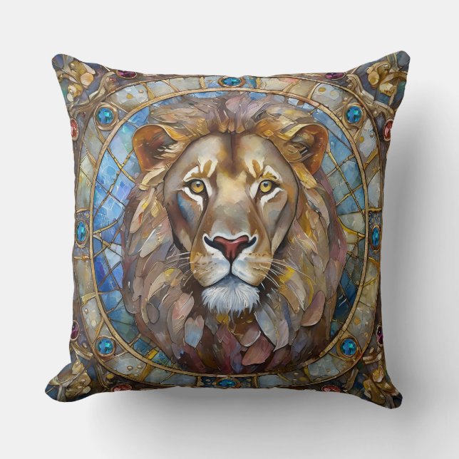 Zodiac - Leo the Lion Cushion (Front)