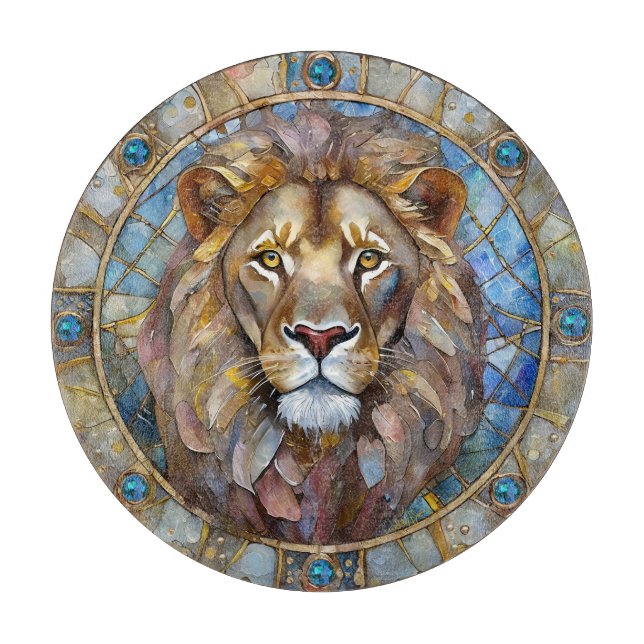 Zodiac - Leo the Lion  Cutting Board (Front)