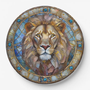 Zodiac - Leo the Lion Paper Plate