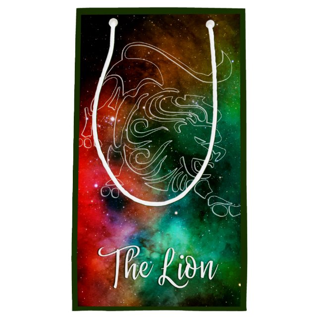Zodiac : Leo 'The Lion' Small Gift Bag (Front)