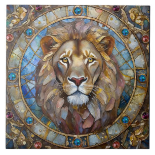 Zodiac - Leo the Lion Tile