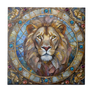 Zodiac - Leo the Lion Tile