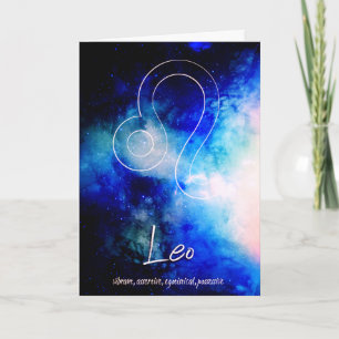 Zodiac : Leo Traits Card
