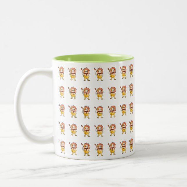 Zodiac Leo Two-Tone Coffee Mug (Left)