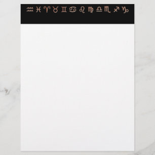 Zodiac Letterhead
