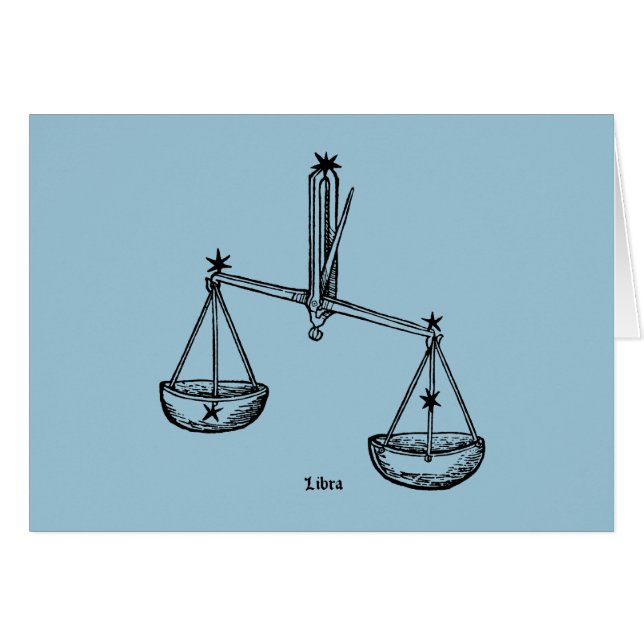 Zodiac: Libra, 1482 (Front Horizontal)