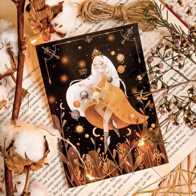 Zodiac Libra by Alexandra Dikaia Poster (Allow your inner Libras to search. Allow them to search for their own balance)