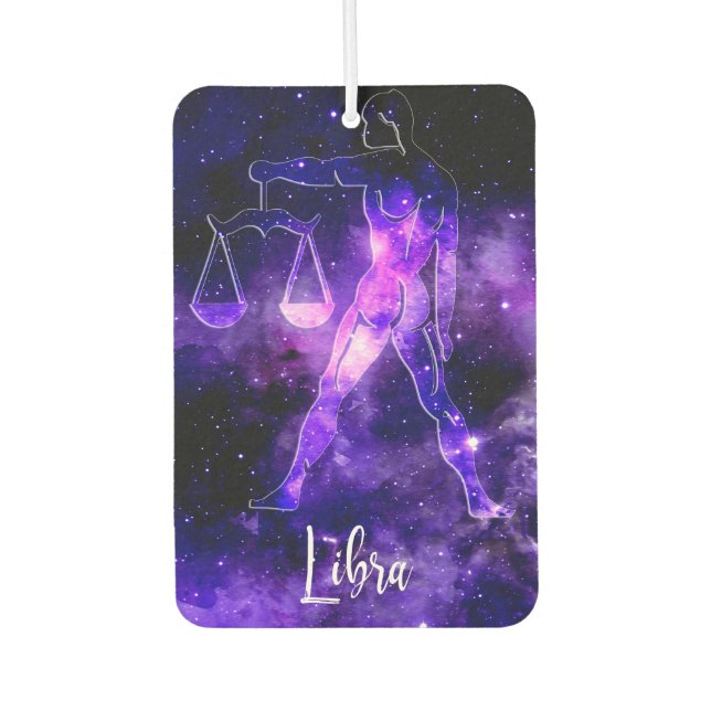 Zodiac : Libra Car Air Freshener (Front)