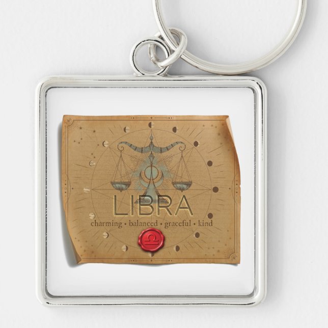 Zodiac - Libra - Keychain (Front)