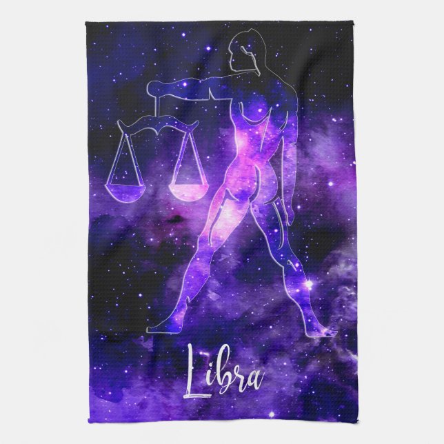 Zodiac : Libra Tea Towel (Vertical)