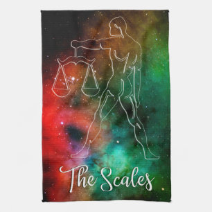 Zodiac : Libra 'The Scales' Tea Towel