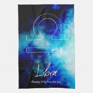 Zodiac : Libra Traits Tea Towel