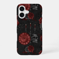 Zodiac Magic Crimson | Henna Red Gothic Skull Rose