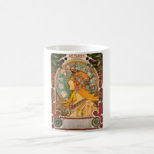 Zodiac, Mucha Coffee Mug