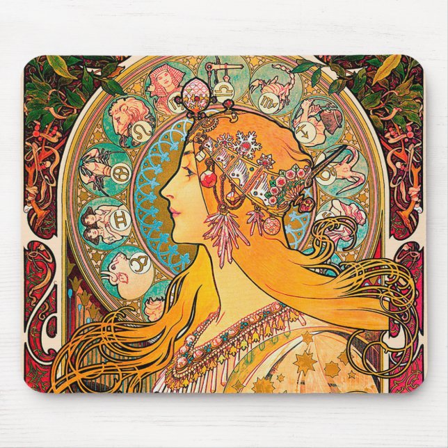 Zodiac, Mucha Mouse Mat (Front)