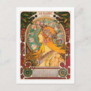 Zodiac, Mucha Postcard