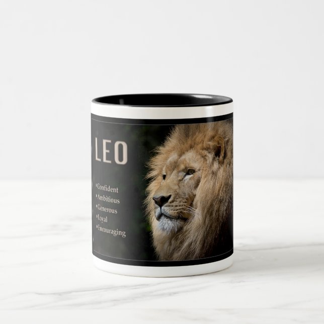 Zodiac Mug - LEO the Lion (Center)