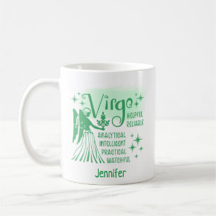 Zodiac Personalised Virgo Traits Horoscope Coffee  Coffee Mug