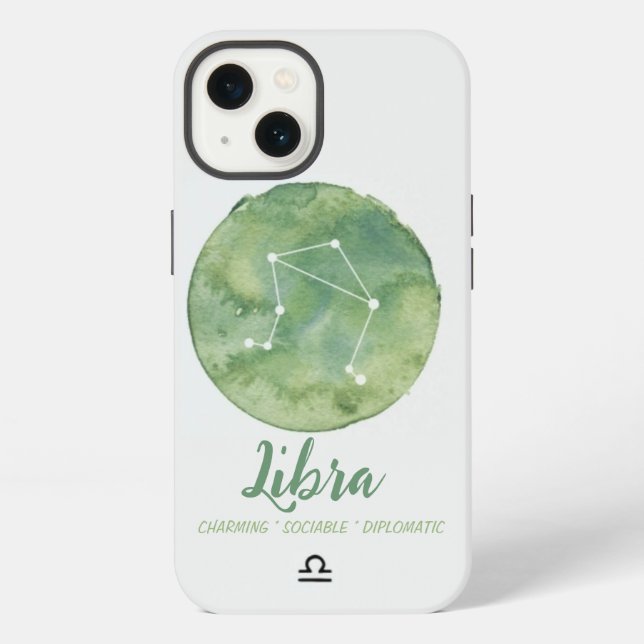 Zodiac phone case- Libra iPhone Case (Back)