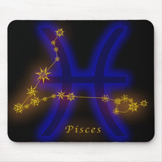 Zodiac - Pisces Mouse Mat (Front)