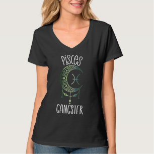 Zodiac Pisces Stuff For Women Pisces Gangster Cele T-Shirt