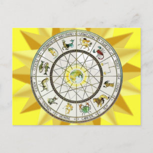 Zodiac postcard